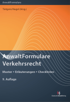 AnwaltFormulare Verkehrsrecht