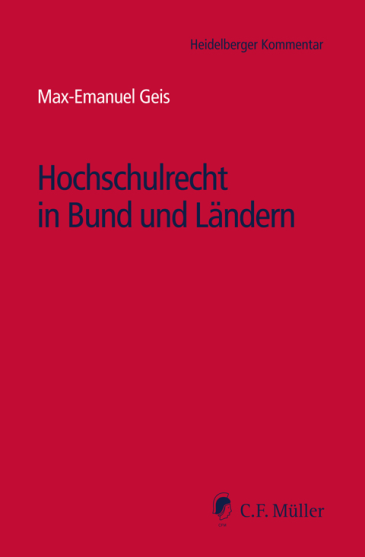  Hochschulrecht in Bund und Ländern
