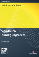 Handbuch Kündigungsrecht 
