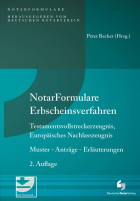 NotarFormulare Erbscheinsverfahren