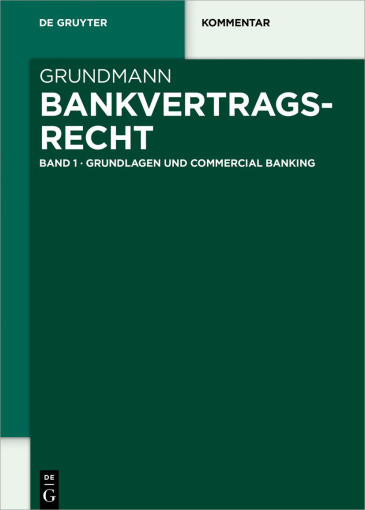 Bankvertragsrecht Band 1
