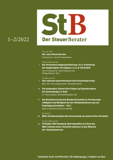  Der Steuerberater (StB)