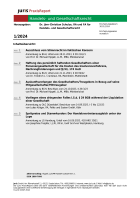 juris PraxisReport Handels- und Gesellschaftsrecht