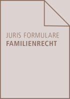 juris Formulare Familienrecht