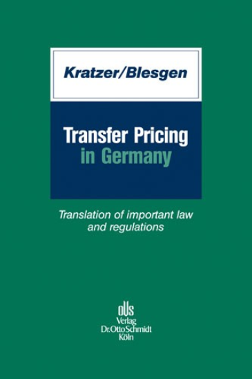  Transfer Pricing in Germany