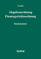 Abgabenordnung Finanzgerichtsordnung