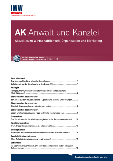  Anwalt und Kanzlei (AK)