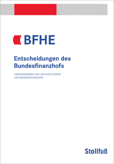  Sammlung der Entscheidungen des BFH (BFHE)
