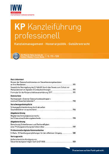  Kanzleiführung professionell (KP)