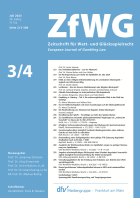 Zeitschrift für Wett- und Glücksspielrecht (ZfWG)